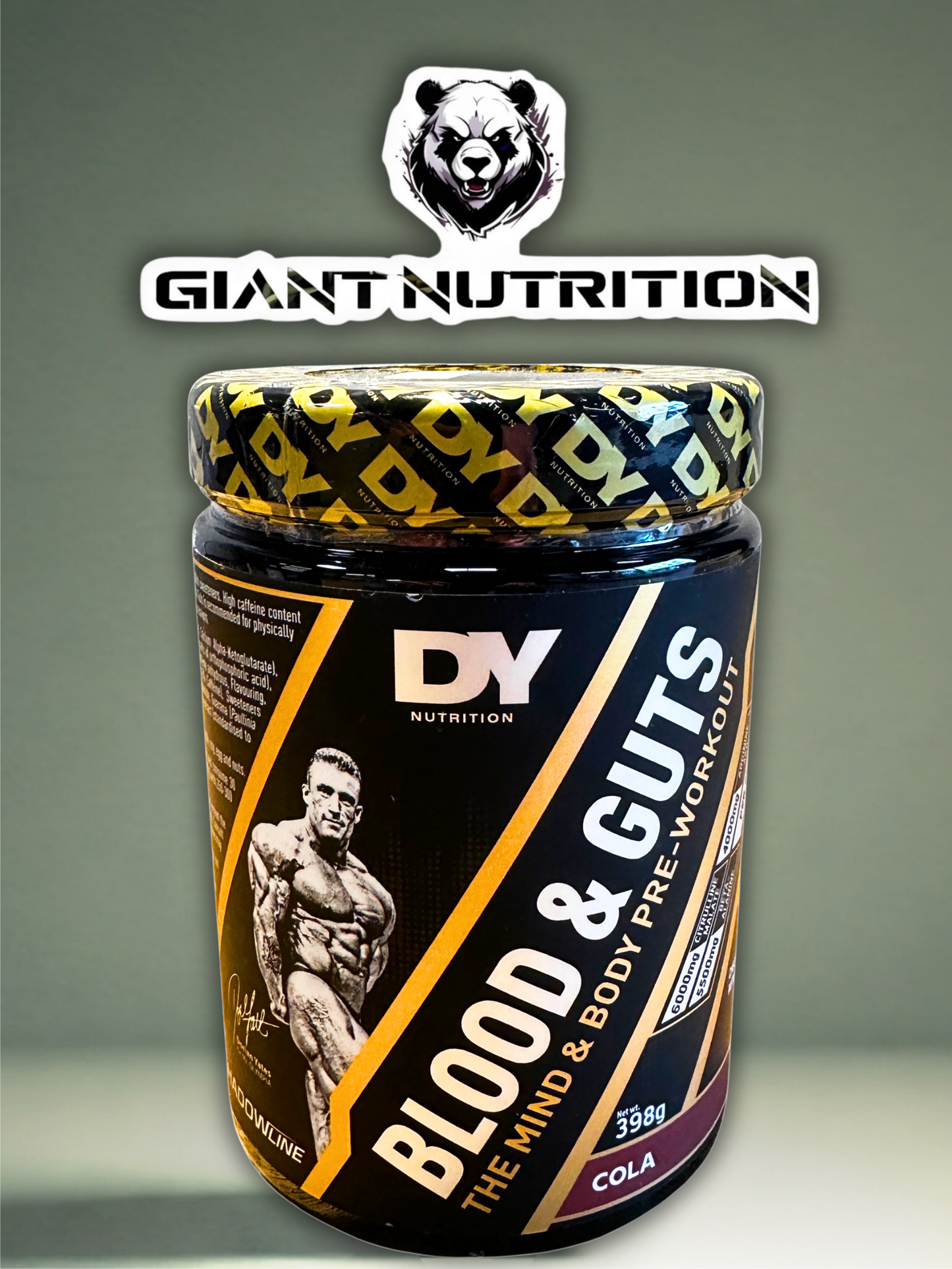 DY Nutrition Blood & Guts Pre Workout 380 g | Giant Nutrition