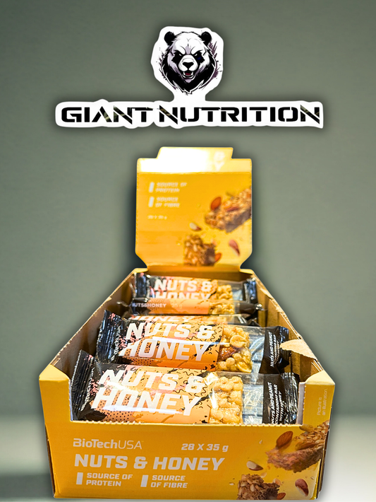 BioTechUSA Nuts & Honey Bar 35 g | Giant Nutrition