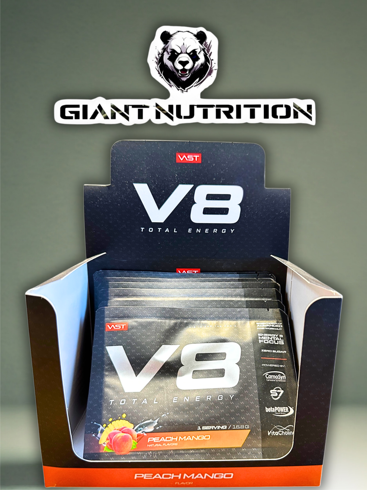 VAST V8 Total Energy Pre Workout 314g | Giant Nutrition