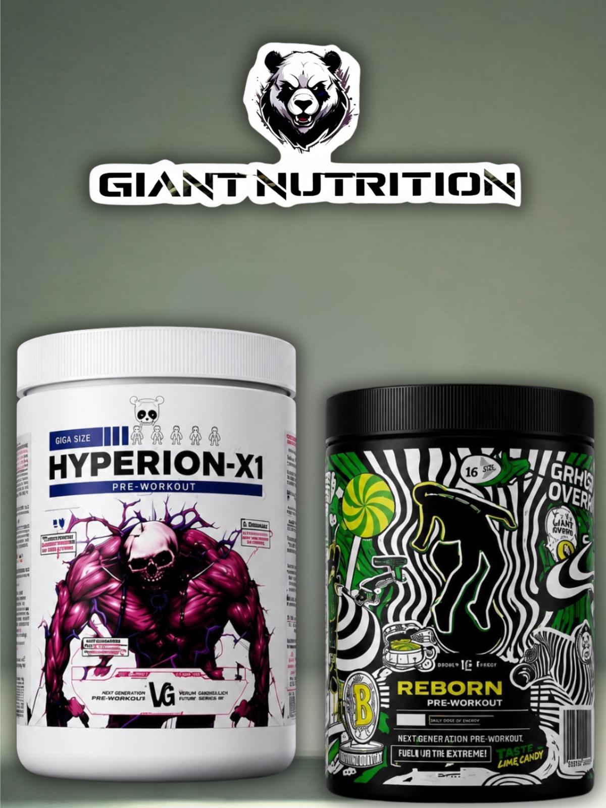 Hyperion-X1 + Reborn Pre-Workout BUNDLE | Giant Nutrition