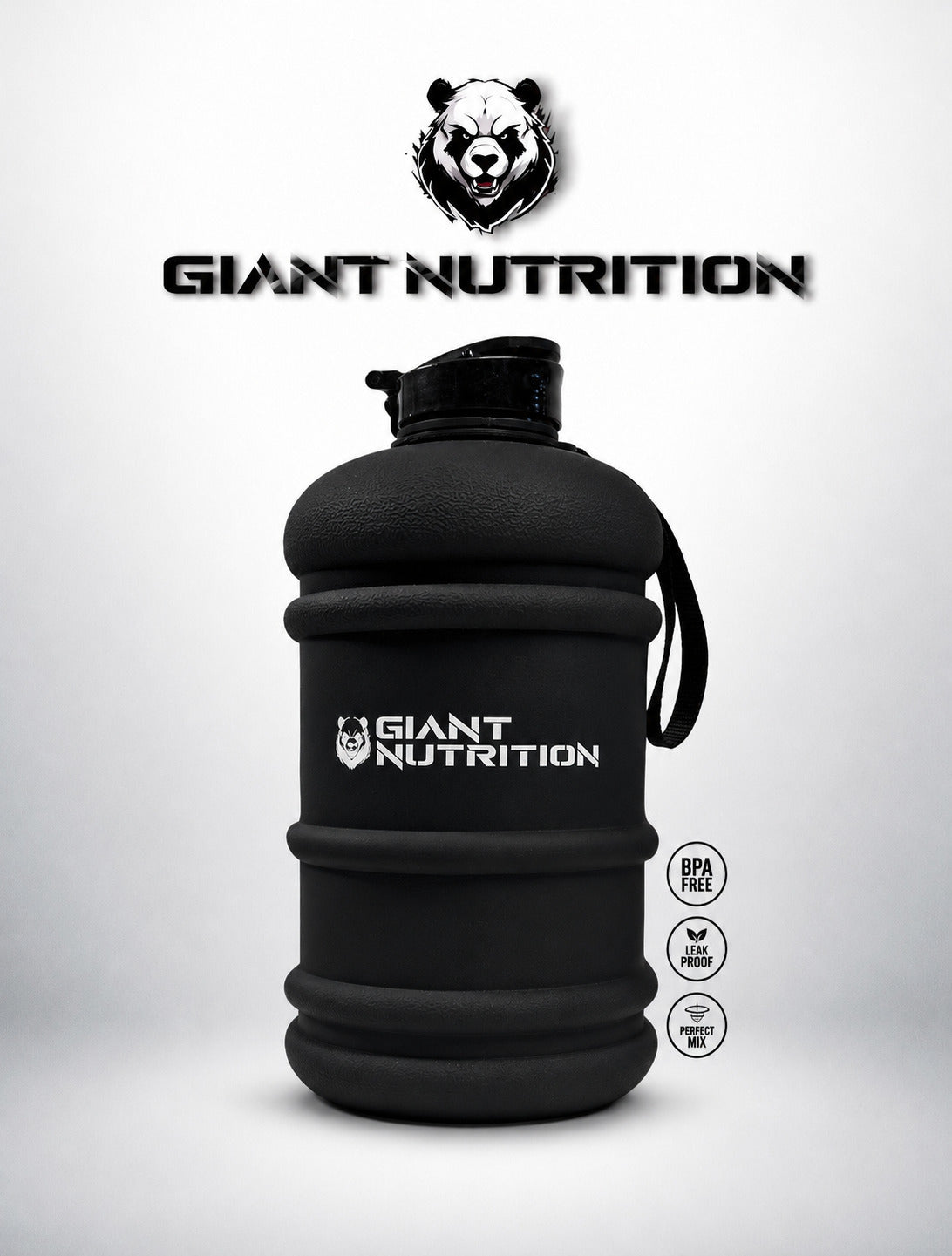 Giant Nutrition Water Jug Black 2000 ml | Giant Nutrition